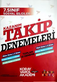 7. Sınıf Sosyal Bilgiler Kazanım Takip Denemeleri
