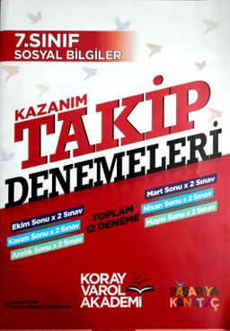 7. Sınıf Sosyal Bilgiler Kazanım Takip Denemeleri