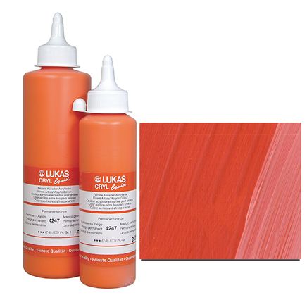 Lukas Liquid Akralik Boya Vermillion Açık 250Ml