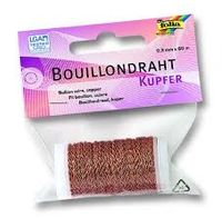 Folia Dalgalı Tel Bakır 0,3Mmx60M