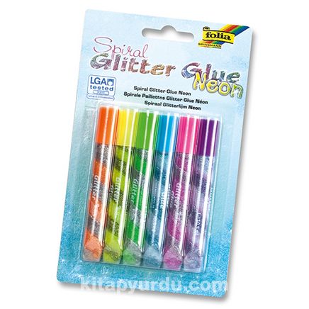 Folia Glitter-Glue Parlak Yapıştırıcı Set Normal