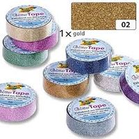 Folia Parıltılı Bant 15Mmx5M Altın