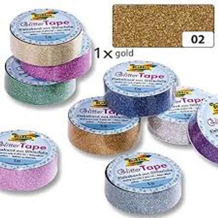 Folia Parıltılı Bant 15Mmx5M Altın