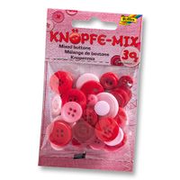 Folia Renkli Düğmeler Kırmızı 30 Gr