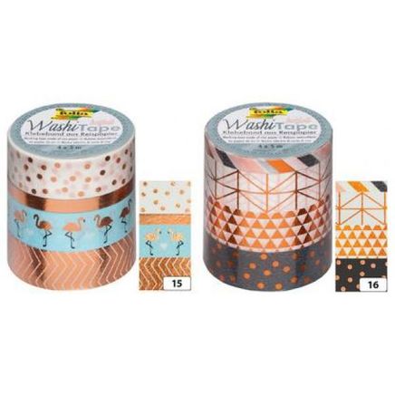 Folia Washi Tape 5 Li Set Gül