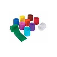 Folia Crepe  Grafon Kağıdı  10 Rulo 5Cmx10M 10 Renk