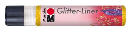 Marabu Glitter Lier 1X25Ml Glitter-Ruby
