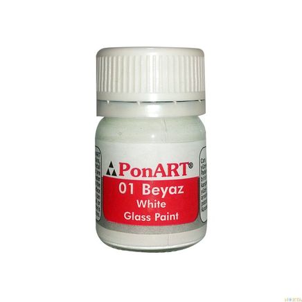 Ponart Cam Boyası Beyaz
