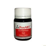 Ponart Cam Boyası Kırmızı