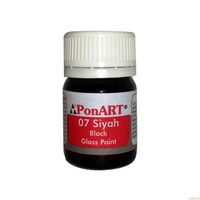 Ponart Cam Boyası Sıyah