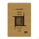 Ponart Kraft Blok 125G 35X50 15Y