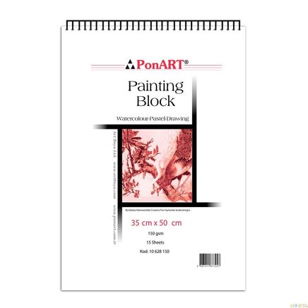 Ponart Painting Blok 150G 35X50 15Y