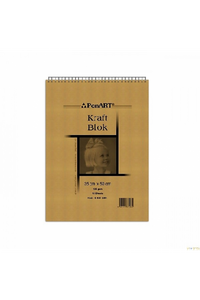 Ponart Kraft Blok 125G 25X35 30Y