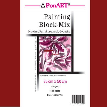 Ponart Painting Mix Blok 170G 35X50 12Y