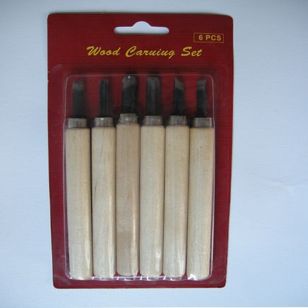 Ponart Ahşap Oyma Seti 6Lı