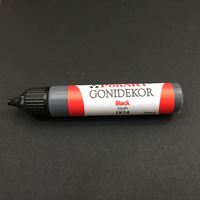 Ponart 3D Dekor Boya Kalemi30 Ml Siyah