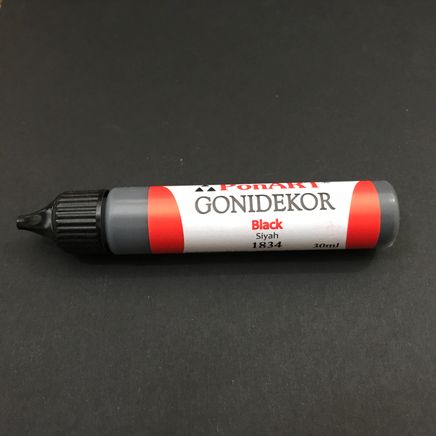 Ponart 3D Dekor Boya Kalemi30 Ml Siyah