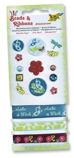 Folia Brads&Ribbons- Set 5 Sticker
