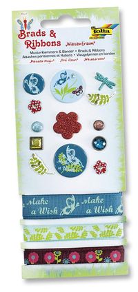 Folia Brads&Ribbons- Set 5 Sticker