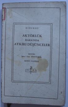 Aktörlük Hakkında Aykırı Düşünceler / 11-Z-201