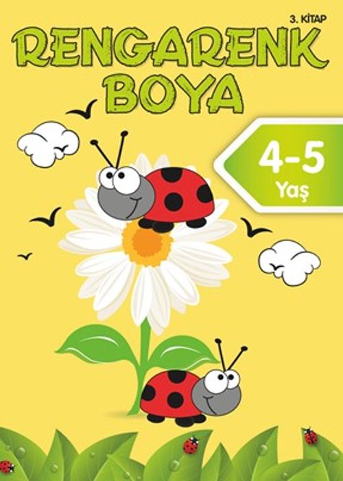 Rengarenk Boya 4-5 Yaş (3. Kitap)