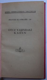 Otuz Yaşındaki Kadın / 7-H-17