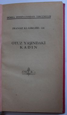Otuz Yaşındaki Kadın / 7-H-17