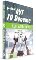 AYT Eşit Ağırlık Çözümlü 10 Deneme