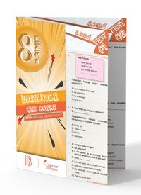 8. Sınıf İngilizce Çek Kopar Yaprak Test 