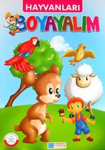 Hayvanları Boyayalım / Papağan-Kuş-Koyun-Sincap