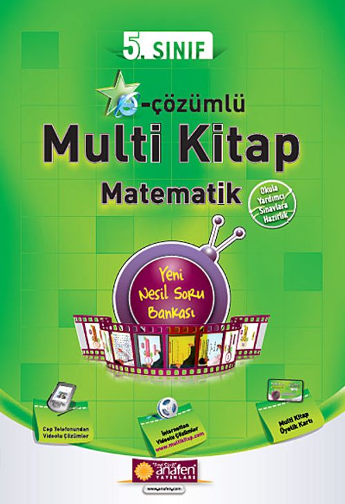 5. Sınıf E-Çözümlü Multi Kitap Matematik
