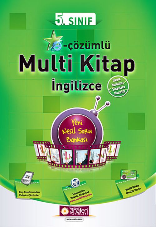5. Sınıf E-Çözümlü Multi Kitap İngilizce