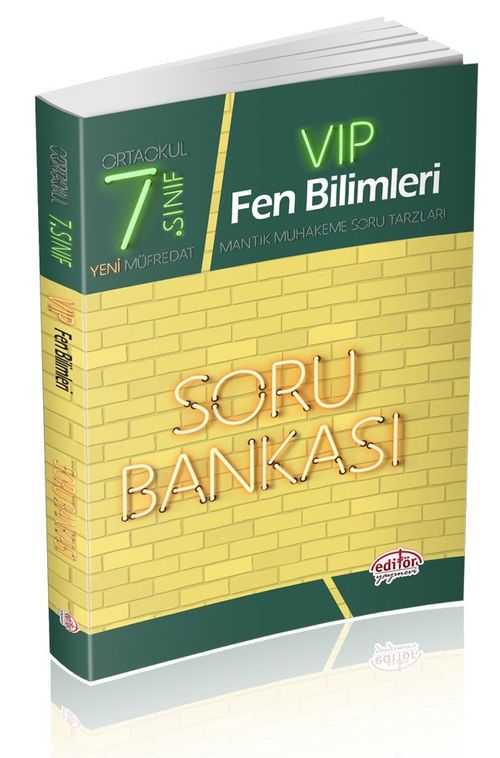 7. Sınıf VIP Fen Bilimleri Soru Bankası