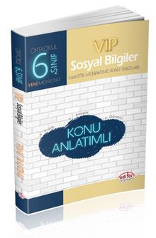 6. Sınıf Vip Sosyal Bilgiler Konu Anlatımlı - Kolektif