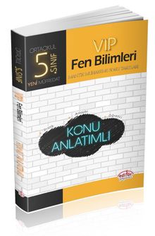 5. Sınıf VIP Fen Bilimleri Konu Anlatımlı