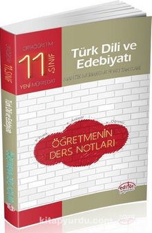 11. Sınıf Türk Dili ve Edebiyatı Öğretmenin Ders Notları