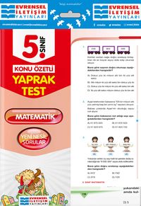 5. Sınıf İngilizce Konu Özetli Yaprak Test