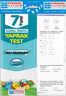 7. Sınıf Fen Bilimleri Konu Özetli Yaprak Test