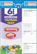 6. Sınıf Matematik Konu Özetli Yaprak Test