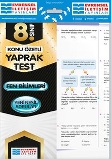 8. Sınıf Fen Bilimleri Konu Özetli Yaprak Test