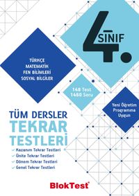4. Sınıf Tüm Dersler Tekrar Testleri