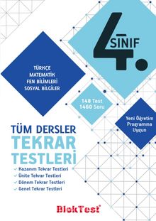 4. Sınıf Tüm Dersler Tekrar Testleri - Kolektif
