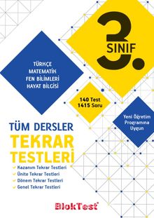 3. Sınıf Tüm Dersler Tekrar Testleri - Kolektif
