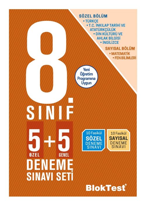 8. Sınıf Deneme Sınav Seti (5+5)