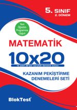 5. Sınıf 1.Dönem Matematik 10x20 Kazanım Pekiştirme Denemeleri Seti
