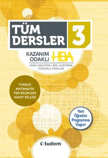 3. Sınıf Tüm Dersler Kazanım Odaklı HBA - Kolektif