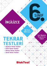 6. Sınıf İngilizce Tekrar Testleri