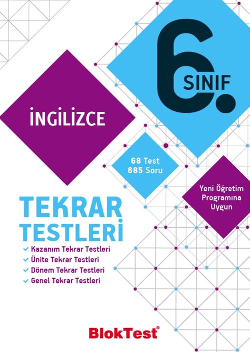 6. Sınıf İngilizce Tekrar Testleri