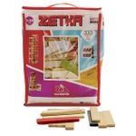 Zetka 333 Doğal+Renkli Ahşap Parça