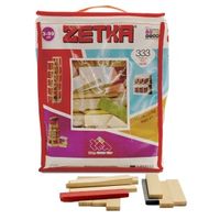 Zetka 333 Doğal+Renkli Ahşap Parça